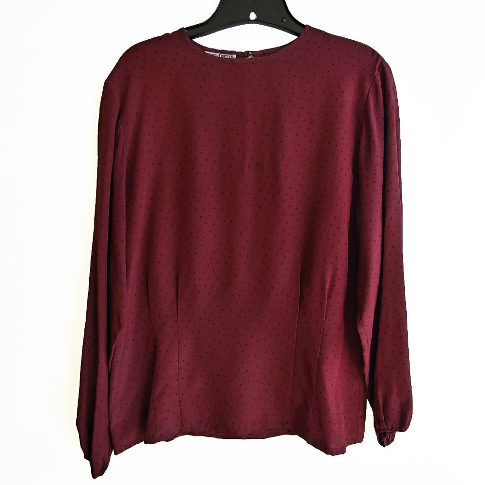 Vintage Barry Bricken 100% Silk Blouse sz. 8